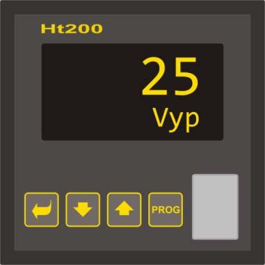 Wstę p obsł uga regulatora 2 Opis regulatora Ht200 jest regulatorem programowalnym o formacie 96 x 96mm przeznaczonym do wbudowania do panelu.