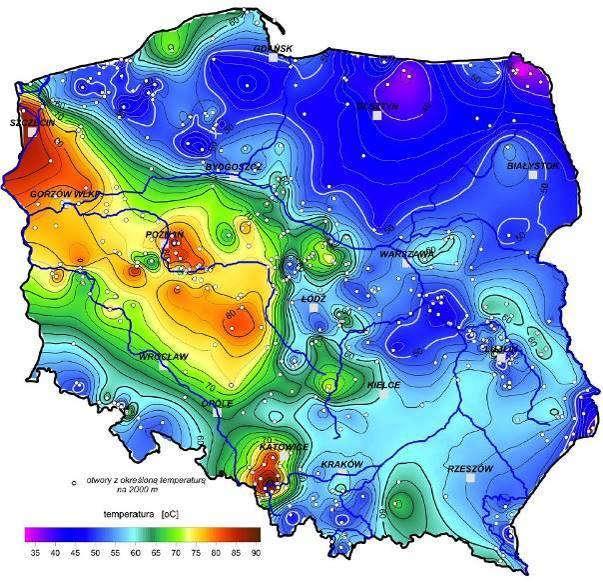 Część ciepła geotermalnego pochodzi z ciepła resztkowego wydobywanego z jądra Ziemi (20%). Energia geotermalna dzieli się na geotermię wysokiej i niskiej entalpii.