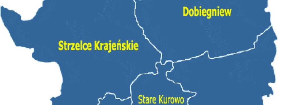 W skład gminy wchodzi 27 sołectw: Bagniewo, Czartowo, Drawiny, Goszczanowiec, Goszczanowo, Goszczanówko, Gościm,