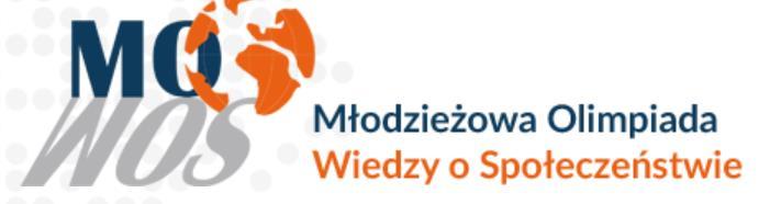 12 grudnia 2018 rok Młodzieżowa Olimpiada Wiedzy o Społeczeństwie IV edycja eliminacje szkolne TEST Z KLUCZEM