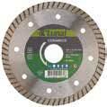 Diamond cut-off blades Luna. Ceramics. sintered, full tuck pointed rim with smooth main blade. for dry and wet cutting of medium to hard tiles and ceramic plates.