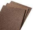 PRODUKTY GrindinG and SZLIFIERSKIE polishing I POLERSKIE products Abrasive sheets Abrasive paper Luna. sandpaper for hand sanding of wood. sheet size 230x280.