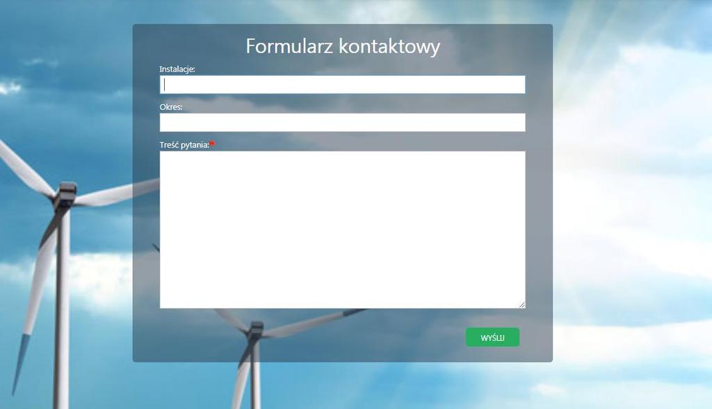 Kontakt z Zarządcą Rozliczeń Kontakt z Administratorem Portalu Zarządcą Rozliczeń - jest możliwy za pomocą dedykowanego formularza.