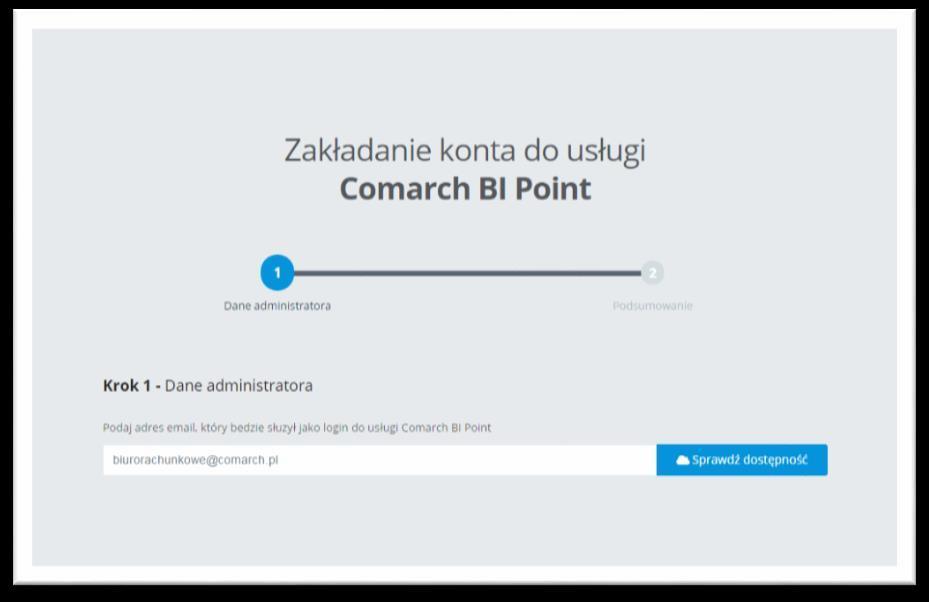 Rysunek 4 Sprawdzenie dostępności adresu