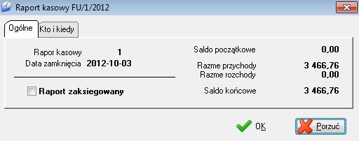 Po naciśnięciu przycisku POKAŻ wyświetlone zostanie okno zawierające wykaz