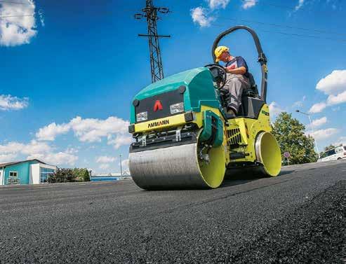 25 WALCE SAMOJEZDNE Ammann Gama małych walców dwubębnowych do asfaltu Ammann modele ARX 12, ARX 16, ARX 23, ARX 26, ARX 45 służą głównie do prac przy zagęszczeniach na niewielkich obszarach, jak
