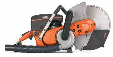 Husqvarna K 770 VAC to lekka przecinarka przeznaczona do cięcia na sucho, która cechuje się mocą oraz wszystkimi właściwościami standardowego modelu K 770, dodatkowo wyposażona w funkcję