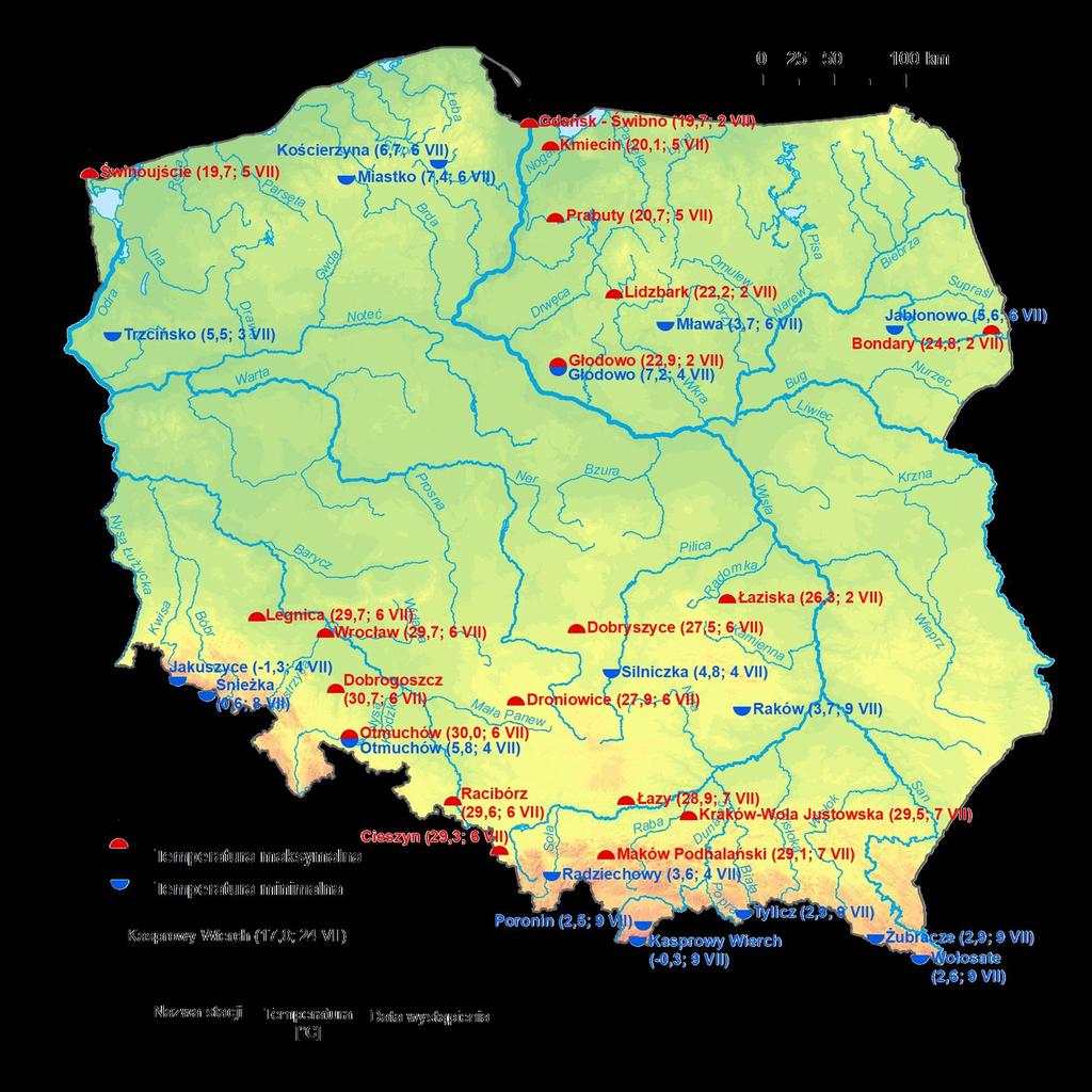 2. Temperatury ekstremalne (w