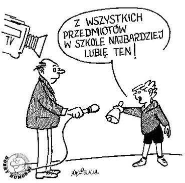 Na wesoło Pani pyta Jasia w szkole: - Kiedy odrabiasz lekcje? - Po obiedzie.