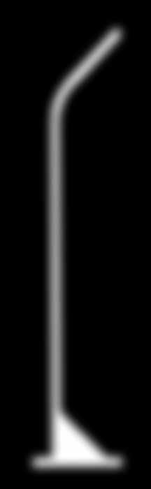 STIK M OŚWIETLENIE OGRODOWE LED Lampy ogrodowe o wysokości 75 cm światło z przodu Całość wykonana z aluminium Moźliwość wymiany LED WYMIARY 24-35Vdc CRI>70 4400K 132lm IP54 2W 117 750 INSTRUKCJE 100