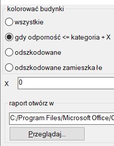 W naszym przykładzie poleceniem Kat2Bud przeniesiemy kategorie terenu z powierzchni TIN do budynków. Powyższe postępowanie jest proste, ale nie uwzględnia daty powstania budynku. Obiekt mógł np.