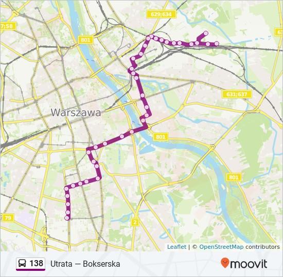 Kierunek: Woronicza 38 przystanków WYŚWIETL ROZKŁAD JAZDY LINII Utrata 01 Zajezdnia Utrata 01, Warszawa Łubinowa 01 4 Ulica Gwarków, Warszawa Utrata - Urząd Celny 01 Rozkład jazdy dla: autobus 138