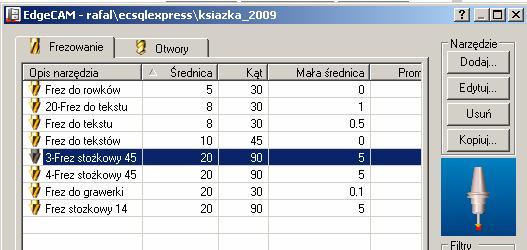 Program wygeneruje cie narz dzia. 17.