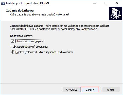 Lokalizację można zmienić wybierając przycisk Przeglądaj i wybierając folder docelowy.