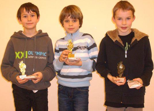 Kategorie U10: Dritter (links): Lukas Meier, Sieger