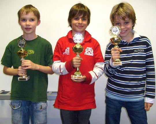 Kategorie U10: Zweiter (links): Lars Nägelin, Sieger