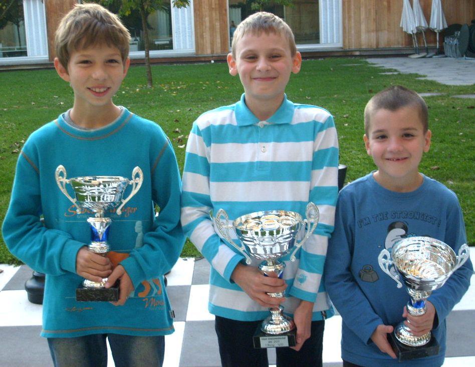Kategorie U10: Zweiter (links): Florin Achermann, Sieger
