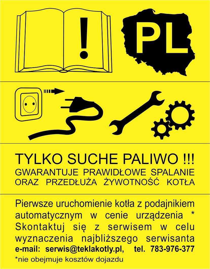Uwaga gorące powierzchnie, Uwaga ruchome części, Zapoznaj się z Instrukcją Obsługi przed rozpoczęciem