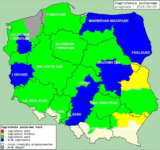 Zagrożenie pożarowe w