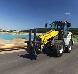 850 Ciężar roboczy kg 4.800 5.250 Prędkość Poziom 1 Poziom 2 Poziom 3 Opcja Maks. obciążenie użytkowe (LSP 500) km/h 0-28 0-30 0-40 kg 2.300 2.