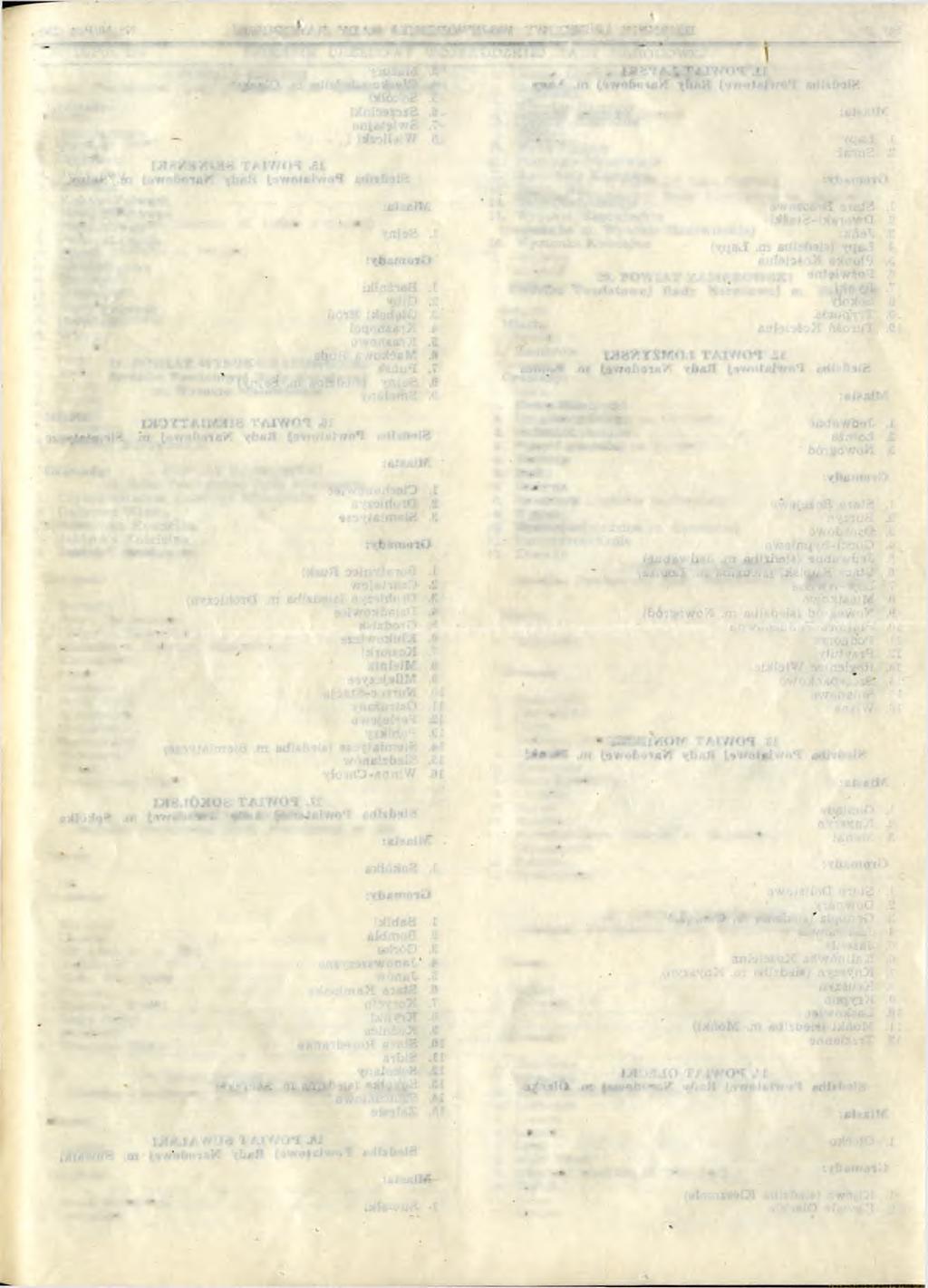 4. POWIAT BIELSKI Siedziba Powiatowej Rady Narodowej m. Bielsk Podlaski 1. Bielsk Podlaski 2. B rańsk 1. A ndryjanki 2. Bielsk Podlaski (siedziba m. Bielsk Podlaski) 3. Boćki 4. B rańsk (siedziba m.