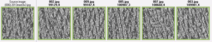 LDA: Rozpoznawanie i klasyfikacja Distortion Recognition accuracy Nearest element Centers of classes Median 3x3