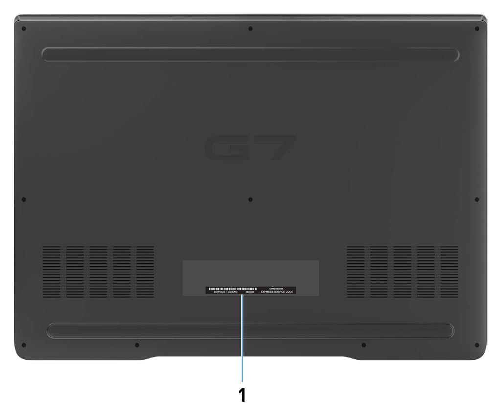 2 Złącze zasilacza Umożliwia podłączenie zasilacza do komputera. 3 Złącze HDMI Umożliwia podłączenie telewizora lub innego urządzenia wyposażonego w wejście HDMI. Zapewnia wyjście wideo i audio.