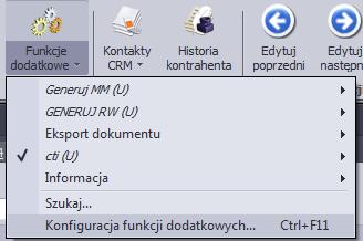 5. Jednorazowe wprowadzenie potrzebnych procedur do bazy: Po ustawieniu konfiguracji należy wybrać przycisk. Jeśli prawidłowo zostały ustawione dane do połączenia, pojawi się komunikat OK.