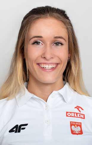 Sylwetki zawodniczek NATALIA KACZMAREK 4x400 m Urodzona/born: 17.1.1998 AZS AWF Wrocław Trener/coach: Marek Rożej Rek. życ./pb: 52.34 (2019) w sezonie 2019/SB: 52.34 (Gavle) 1.