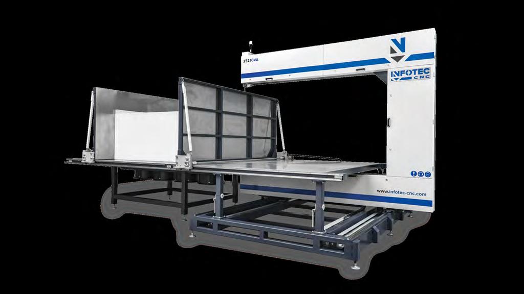 MEBLE TAPICEROWANE AUTOMATYZACJA Optymalizacja w rozkroju InfoTEC CNC, firma wyspecjalizowana w produkcji maszyn sterowanych komputerowo,