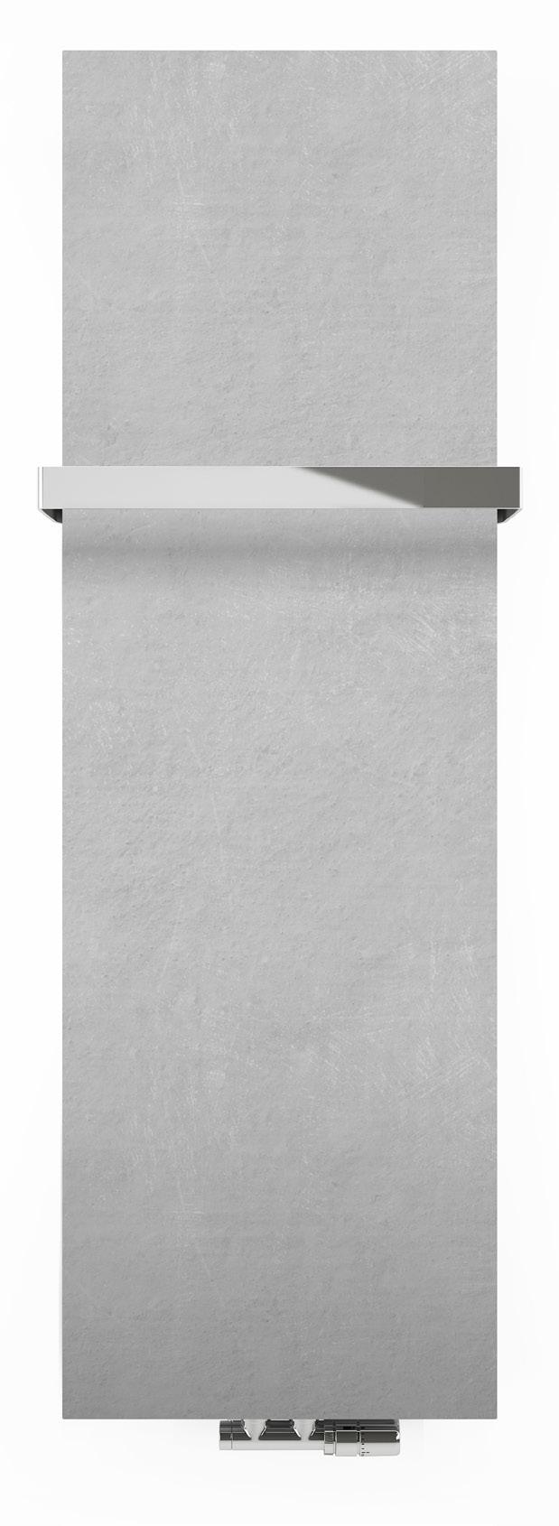 SZKŁO LUSTRO BETON Powłoka metalowa grzejnika dostępna w ponad 250 ach RAL oraz wykończeniach specjalnych.