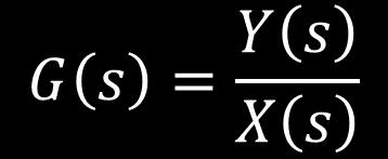 Charakterystyki dynamiczne torów pomiarowych lub ich elementów Transmitancją operatorową nazywa się stosunek transformat Laplace a sygnału wyjściowego do wejściowego (przy zerowych warunkach
