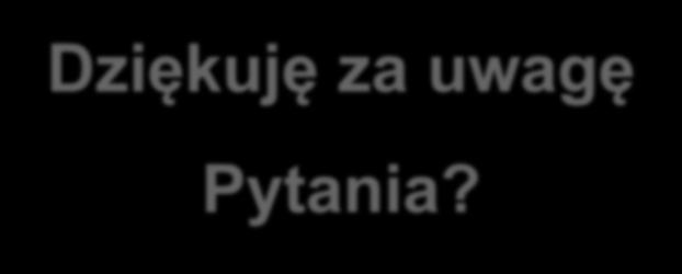 Dziękuję za uwagę