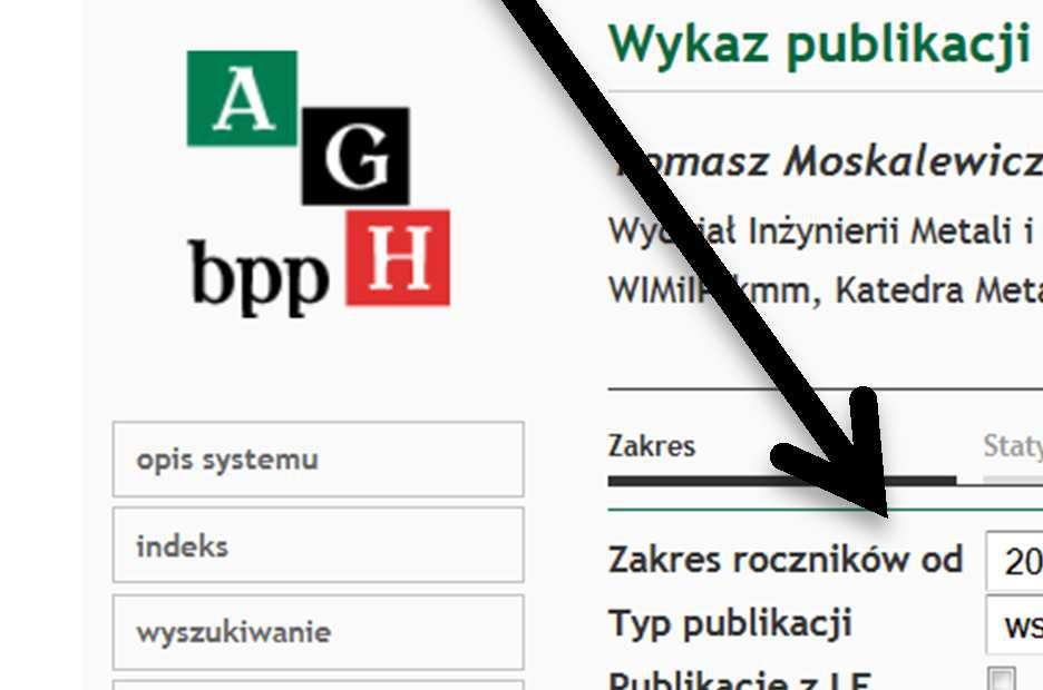 informacje o liczbie punktów.