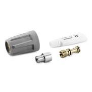 lock Złącze do węży 2xM22x1,5 z gumową osłoną 9 4.111-037.0 Adapter do łączenia węży wysokociśnieniowych easy!lock. Wykonany z mosiądzu, pokryty gumą. 10 4.403-002.