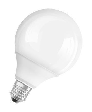 DPRO MIBA 15 W/825 E27 OSRAM DULUX PRO MINI BALL Compact fluorescent integrated, classic bulb