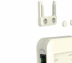 4 Montaż Nr Opis 1 Montaż ComfoConnect LAN C na ścianie. 2 Podłączenie kabla LAN RJ45 do sieci (router) lub router Wi-Fi z zestawu ComfoConnect LAN Kit C. 3 1. Podłączenie do ComfoNet (np.