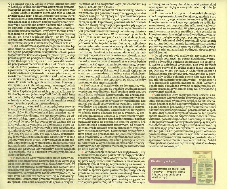 DZIENNIK GAZETA PRAWNA 4-6 stycznia 2019 r.