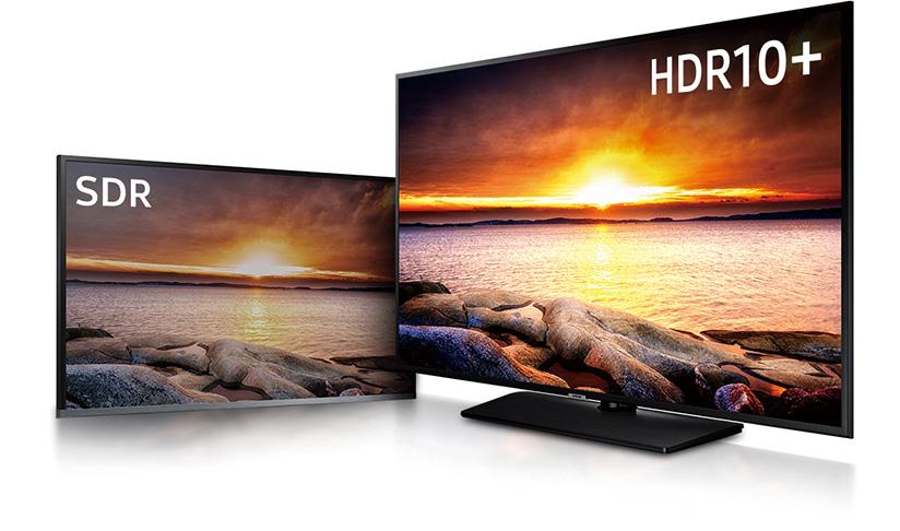 Dzięki technologii zwiększenia rozdzielczości te wyrafinowane wyświetlacze prezentują treści w rozdzielczości UHD (3840 x 2160) o czterokrotnie większej liczbie pikseli
