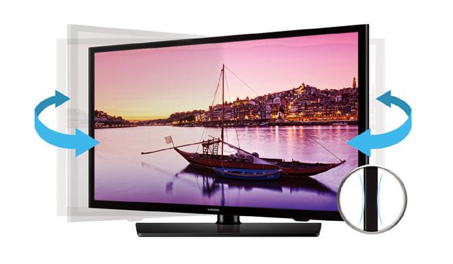 LYNK Standard HE590 / HJ470 / HE470 Standardowe wyświetlacze hotelowe firmy Samsung zmieniają tradycyjne ekrany umieszczone w