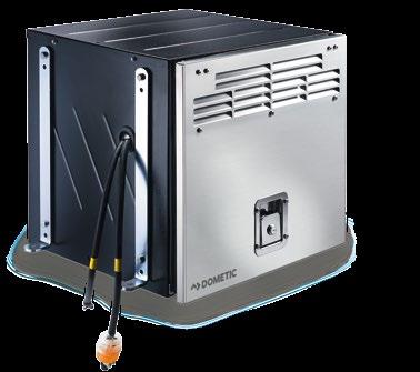 przełączania sieci 230 V oraz nowy panel zdalnego sterowania Dometic DSP-RCT.