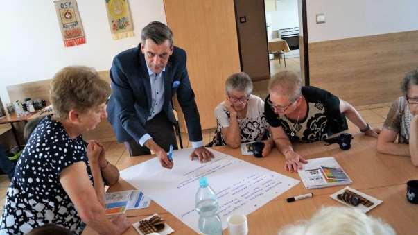 38 Następnie spośród 7 ram polityki senioralnej, opracowanych przez WHO (Światową Organizację Zdrowia) wybrano trzy najbardziej istotne dla seniorów z punktu widzenia mieszkańca Gminy Kostrzyn.