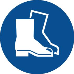 SEKCJA 8: KONTROLA NARAŻENIA/ŚRODKI OCHRONY INDYWIDUALNEJ (Ciąg dalszy) Piktogram Wyposażenie ochronne Oznakowanie Normy CEN Uwagi Obuwie bezpieczeństwa chroniące przed zagrożeniami chemicznymi EN
