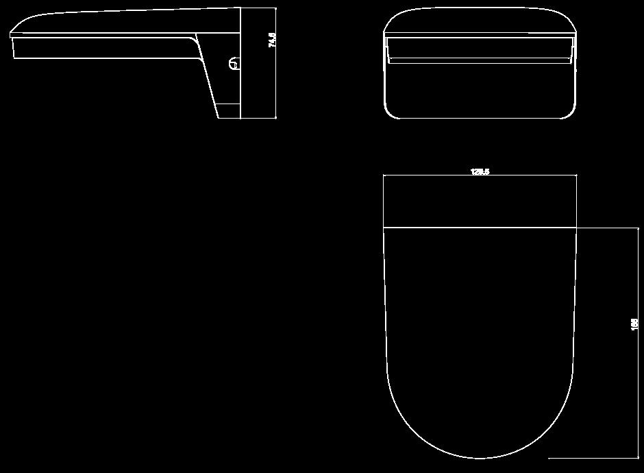 NVB-3000WB user s manual NVB-3000WB instrukcja obsługi VIEW AND DIMENSIONS WIDOK I WYMIARY WALL MOUNT