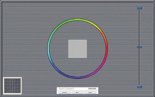 3. Optymalizacja obrazu Pierwszy ekran Color Calibration (Kalibracji Kolorów) Menu Eco Power Przycisk Previous (Poprzedni) jest wyłączony do