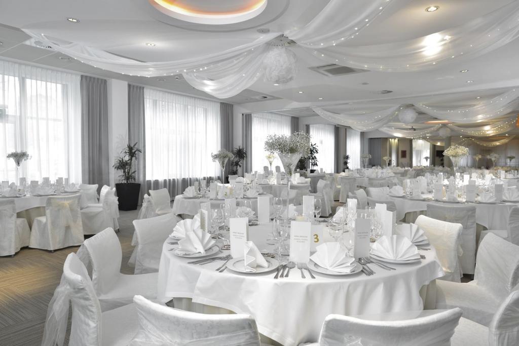 UKŁAD SAL I PLANY ROZMIESZCZENIA STOLIKÓW 3 City Hotel i Restauracja 3V6 dysponują 6 salami (na parterze i I piętrze budynku).