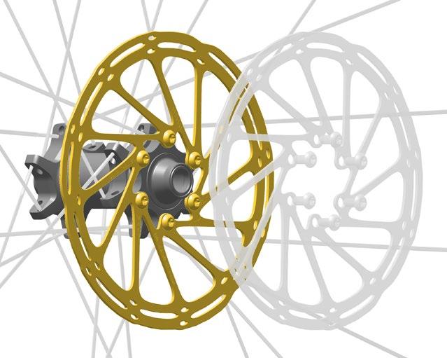 2 N m ( 55 in-lb) Tighten the rotor bolts one turn in an alternating sequence until the torque specified by the rotor manufacturer is achieved for each bolt; do not exceed 6.2 N m (55 in-lb).