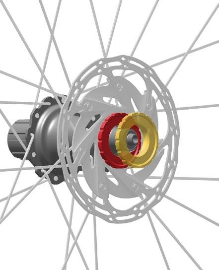 Rear Center Locking Rotor Forreste frontcenterlåst skive Rotorul din spate cu fixare centrală Tylna tarcza Center Lock Přední kotouč s centrálním Πίσω ρότορας κεντρικού upevněním (Center Locking)
