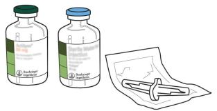 6.5 Rodzaj i zawartość opakowania 1 fiolka zawierająca 20 mg alteplazy 1 fiolka z rozpuszczalnikiem - woda do wstrzykiwań 20 6.