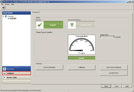 3. Wybrać opcję Configure (Konfiguracja). 4.
